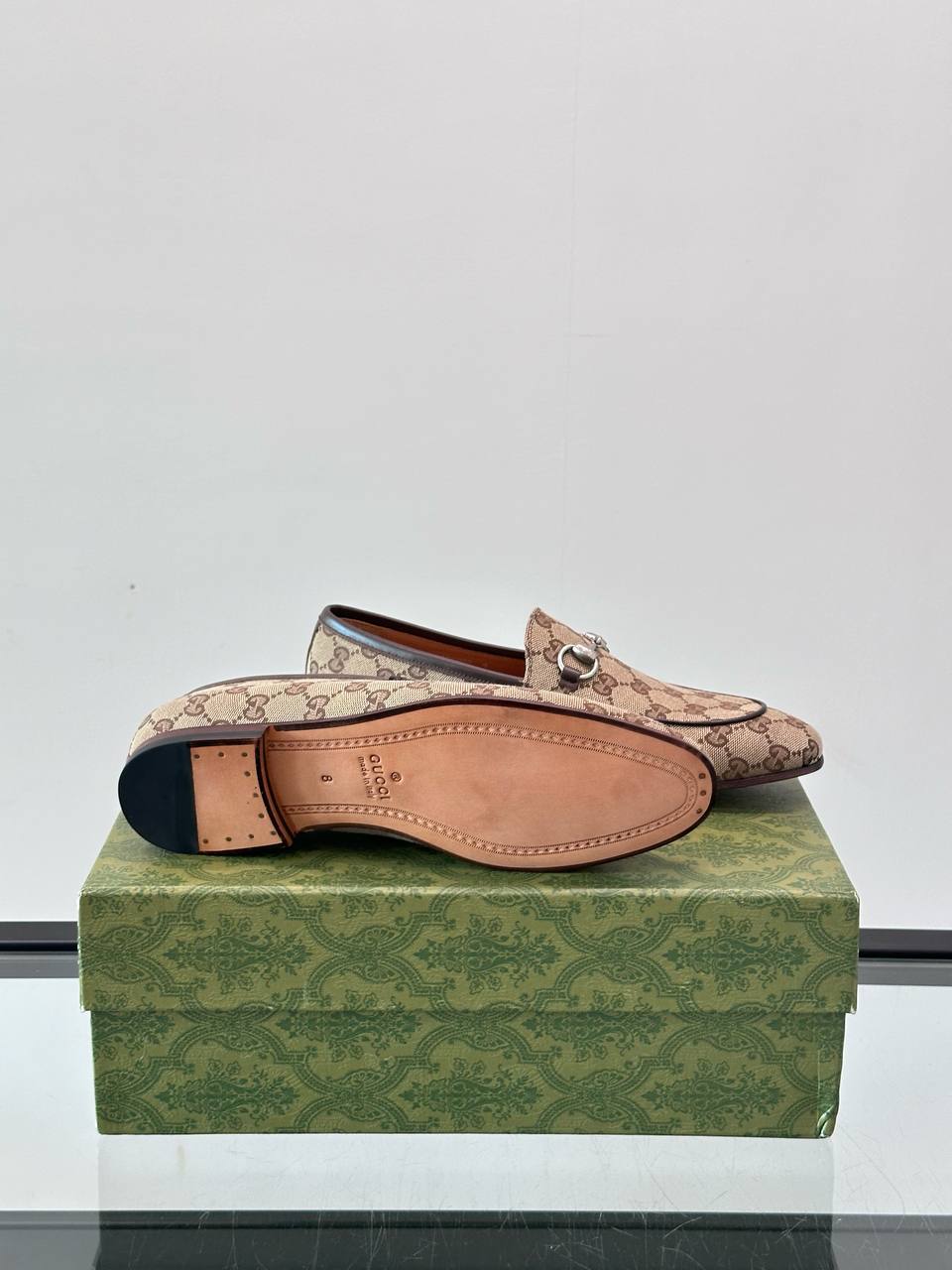 GUCCI Мужские лоферы коровья кожа GUCCI Мужские лоферы коровья кожа