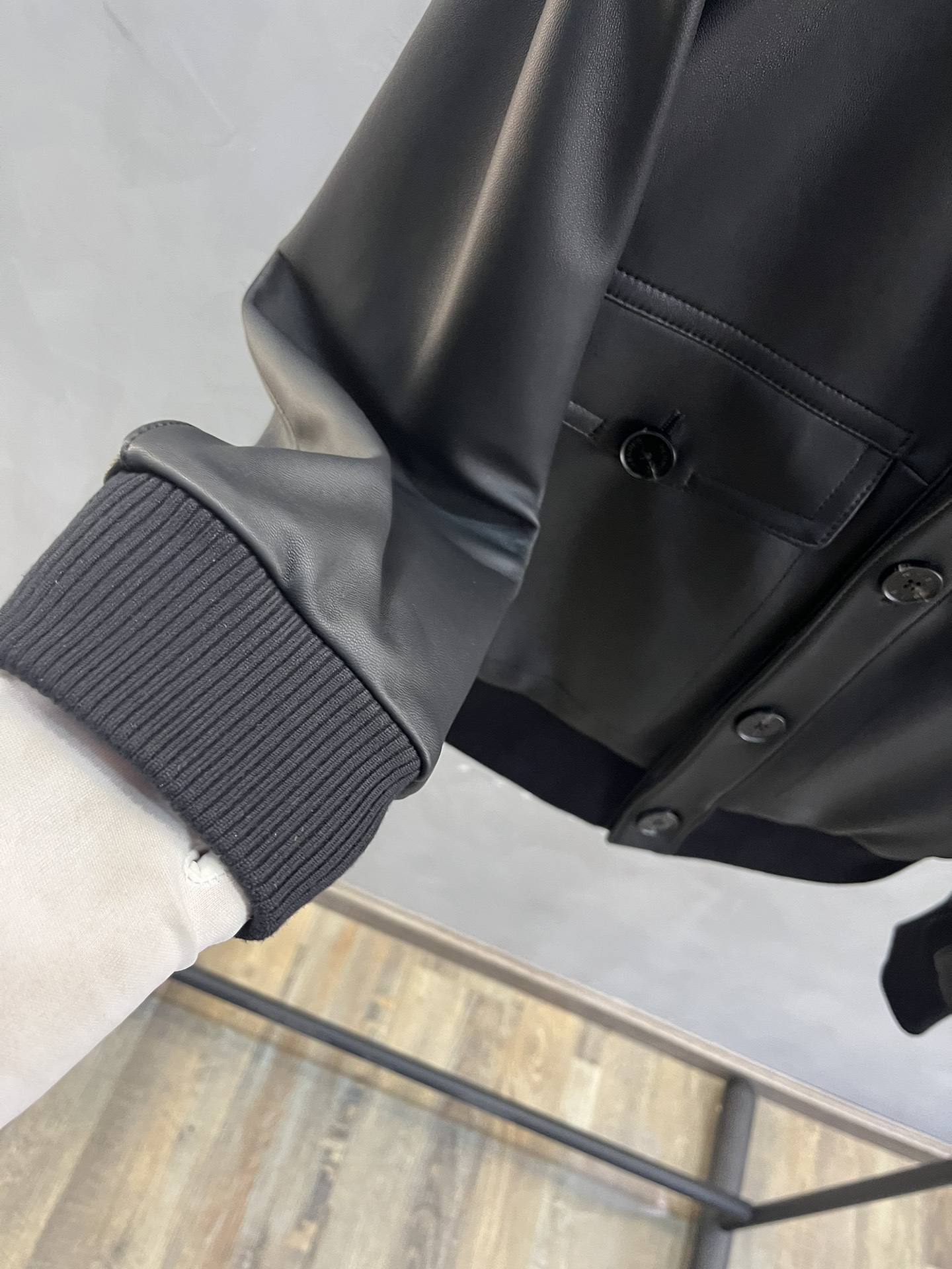 HERMES Мужская кожаная куртка HERMES Мужская кожаная куртка