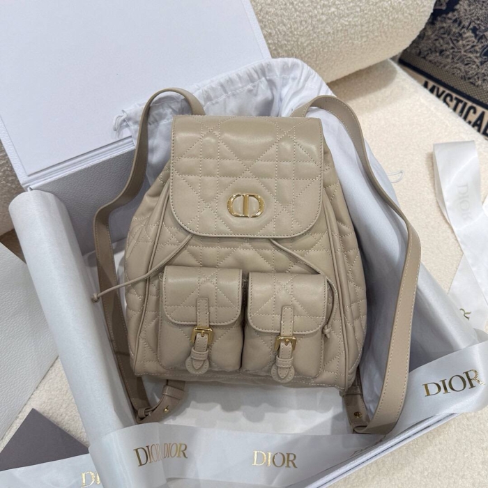 CHRISTIAN DIOR Женский рюкзак Caro из овечьей кожи