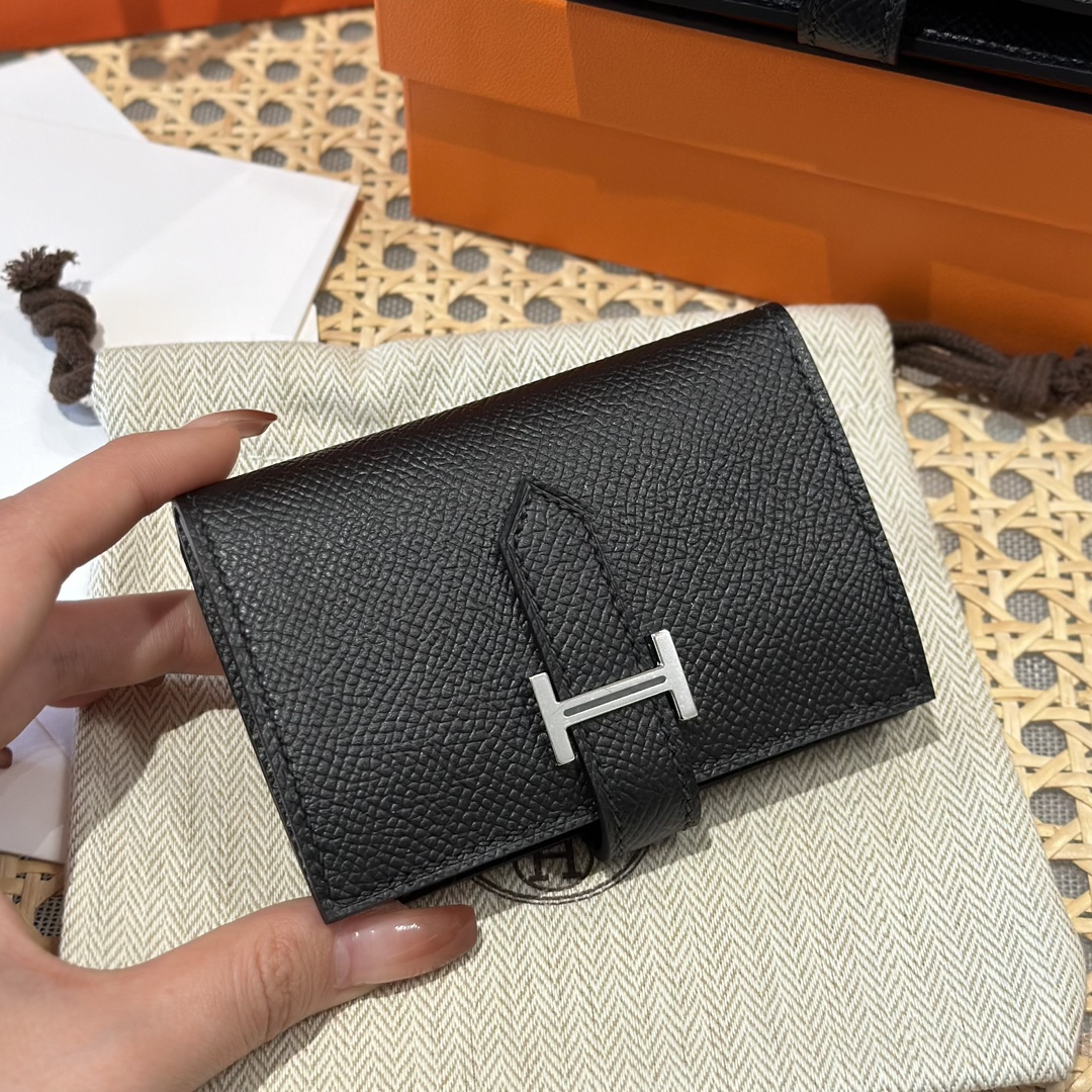 HERMES Кошелёк Bearn 10 см 89/Noir Epsom HERMES Кошелёк Bearn 10 см 89/Noir Epsom