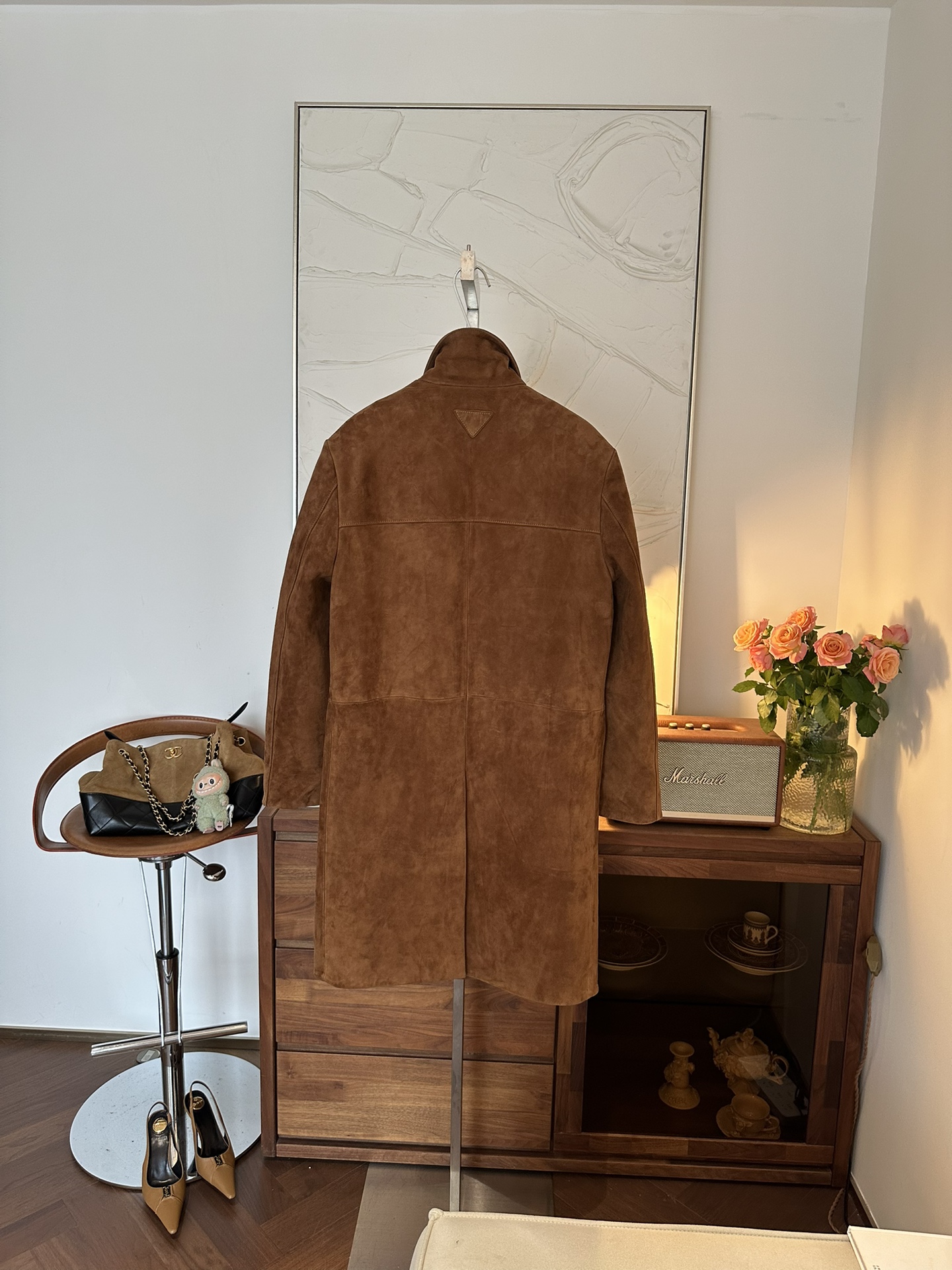 PRADA Женское пальто из замши PRADA Женское пальто из замши