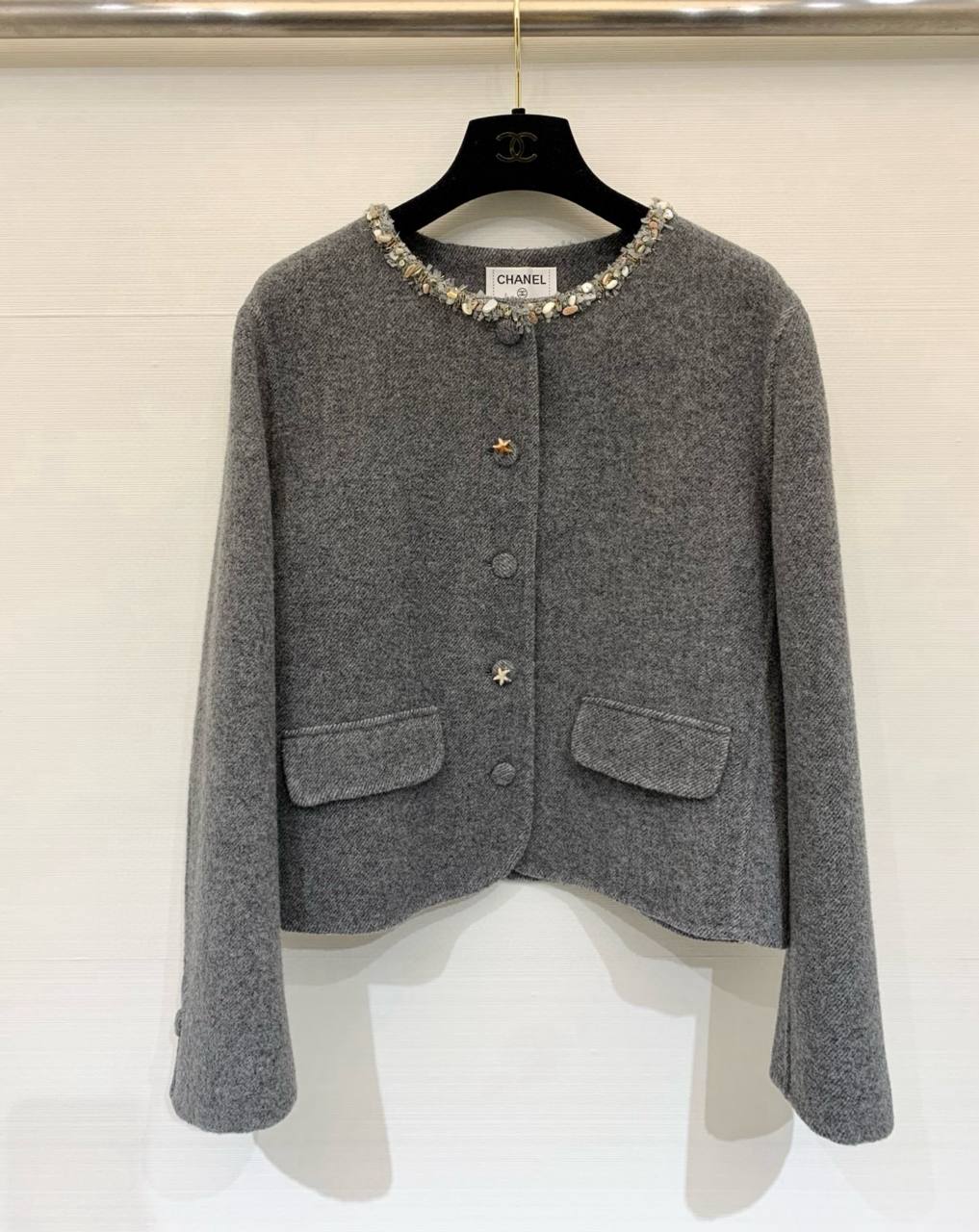 СHANEL Женский жакет из шерсти СHANEL Женский жакет из шерсти