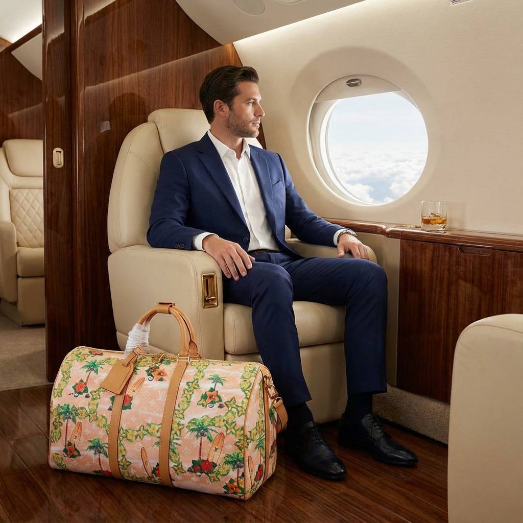 LOUIS VUITTON Мужская дорожная сумка Keepall 50 летняя LOUIS VUITTON Мужская дорожная сумка Keepall 50 летняя