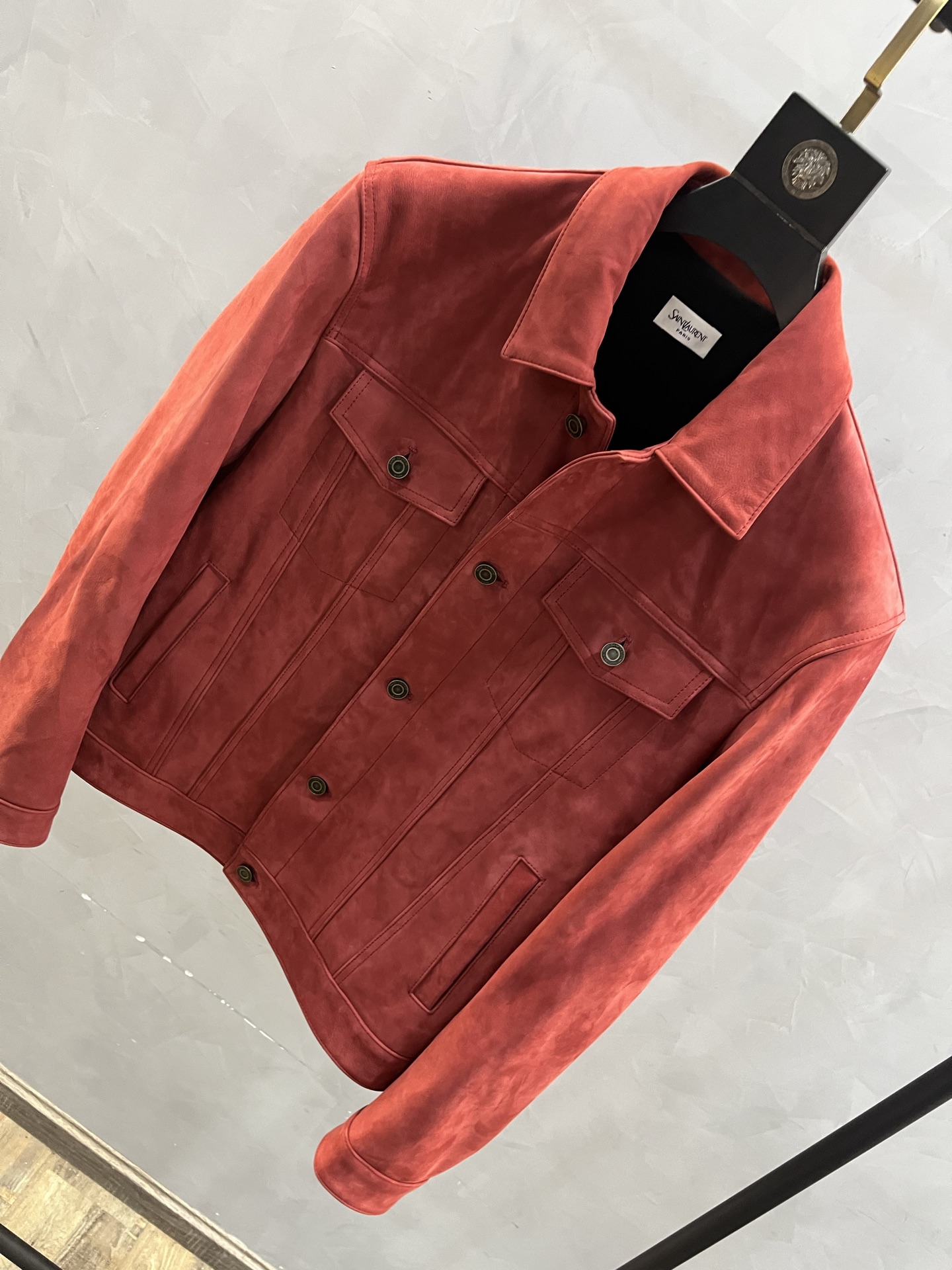 SAINT LAURENT Мужская куртка из замши SAINT LAURENT Мужская куртка из замши