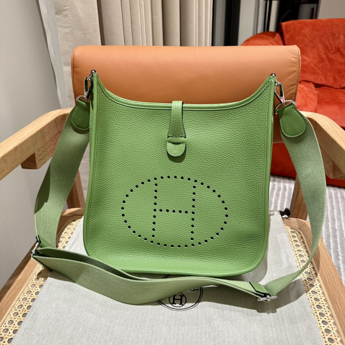  Hermes Женская сумка Evelyne 29 см 3i/Vert Criquer Clemence