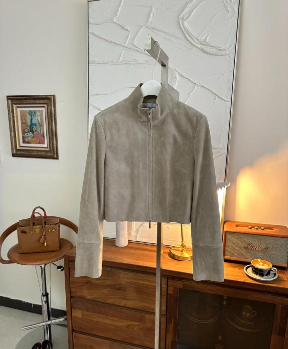 BRUNELLO CUCINELLI Женская куртка из замши