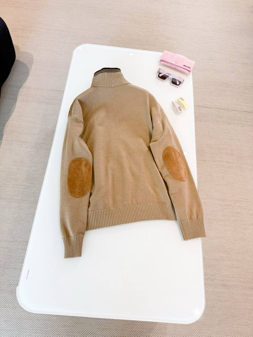 MIU MIU Женская замшевая ветровка MIU MIU Женская замшевая ветровка