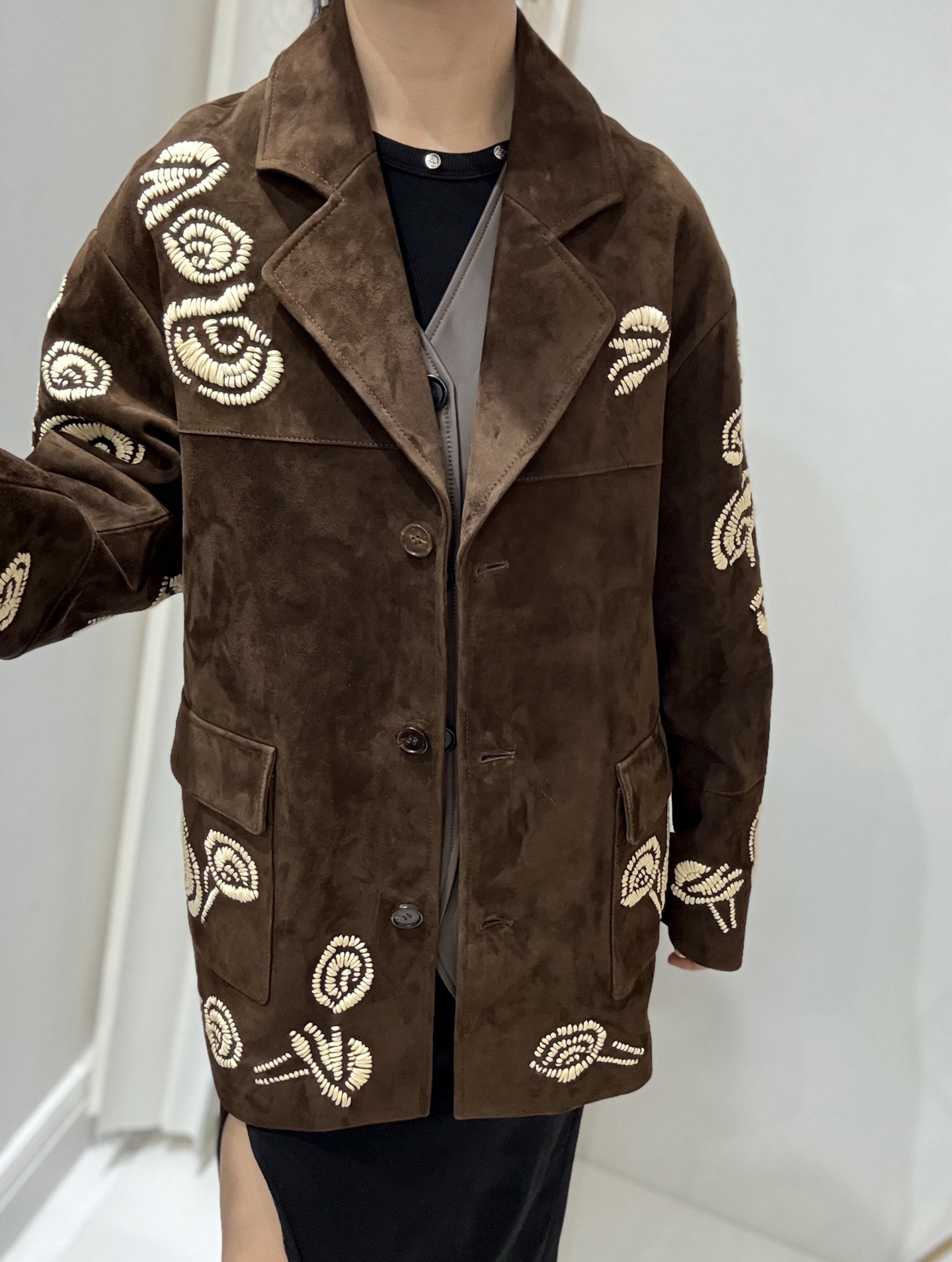 LORO PIANA Женская куртка из замши LORO PIANA Женская куртка из замши