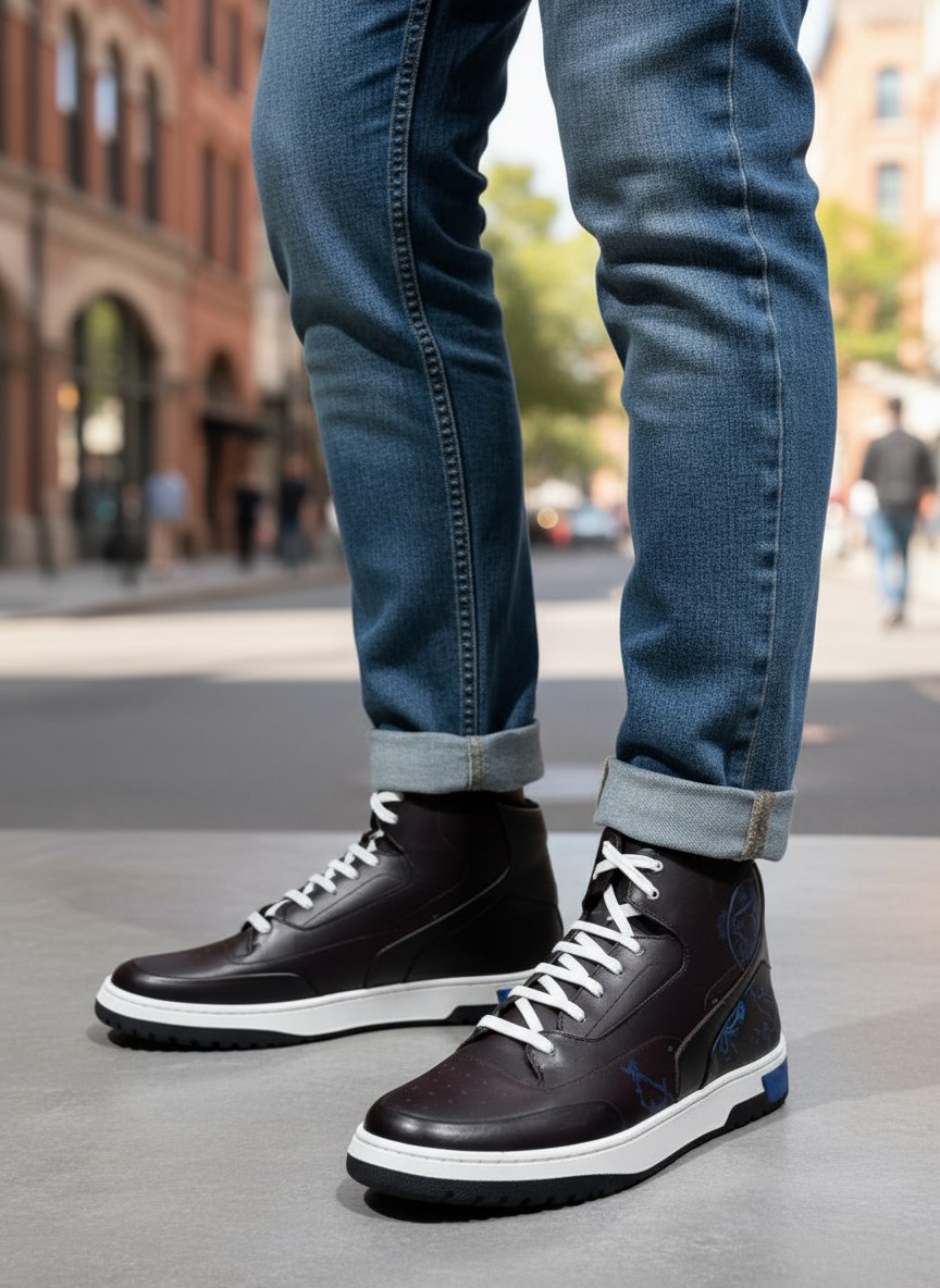 BERLUTI Мужские кроссовки черные BERLUTI Мужские кроссовки черные