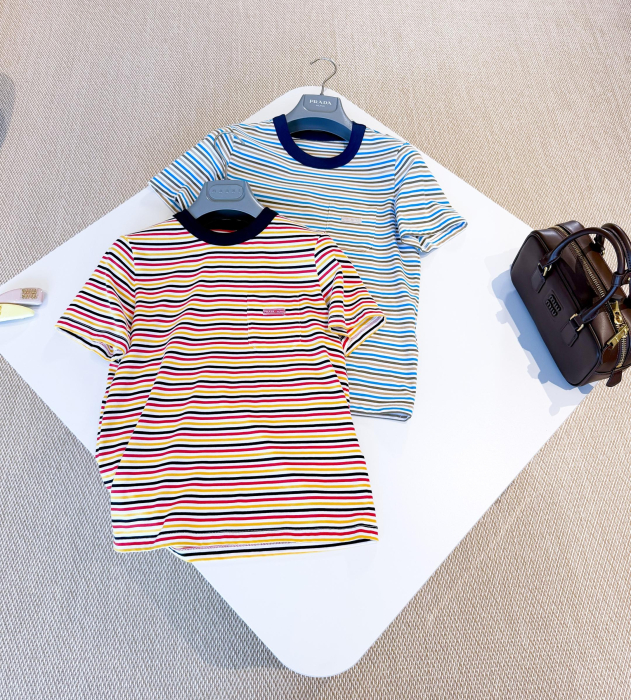 PRADA Женская футболка хлопок