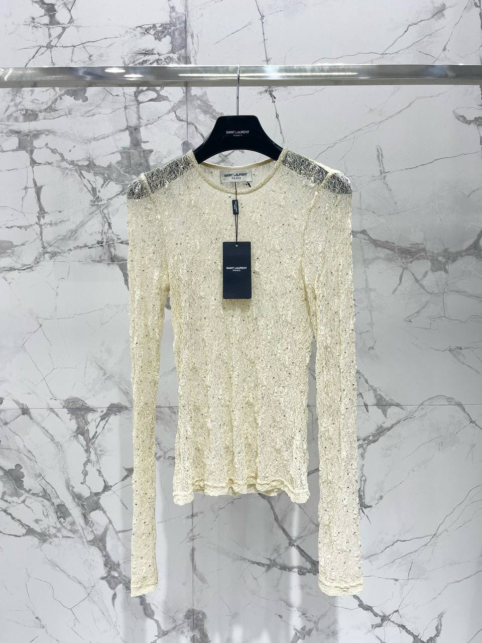 SAINT LAURENT Женский лонгслив  SAINT LAURENT Женский лонгслив