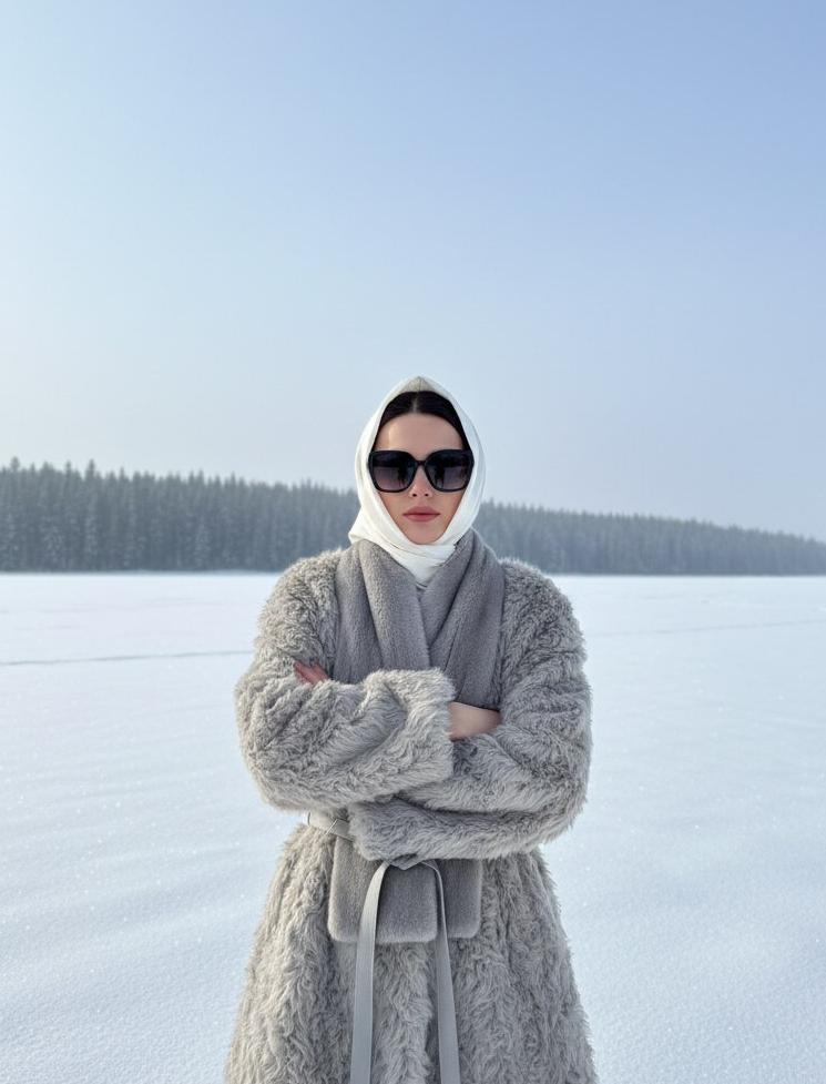 LORO PIANA Женская шуба из овчины LORO PIANA Женская шуба из овчины