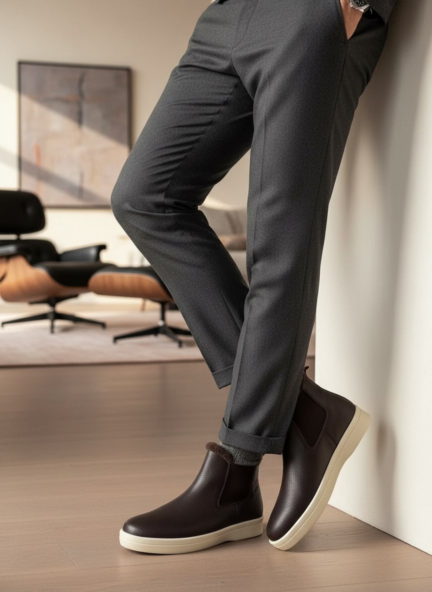 LORO PIANA Мужские ботинки челси LORO PIANA Мужские ботинки челси