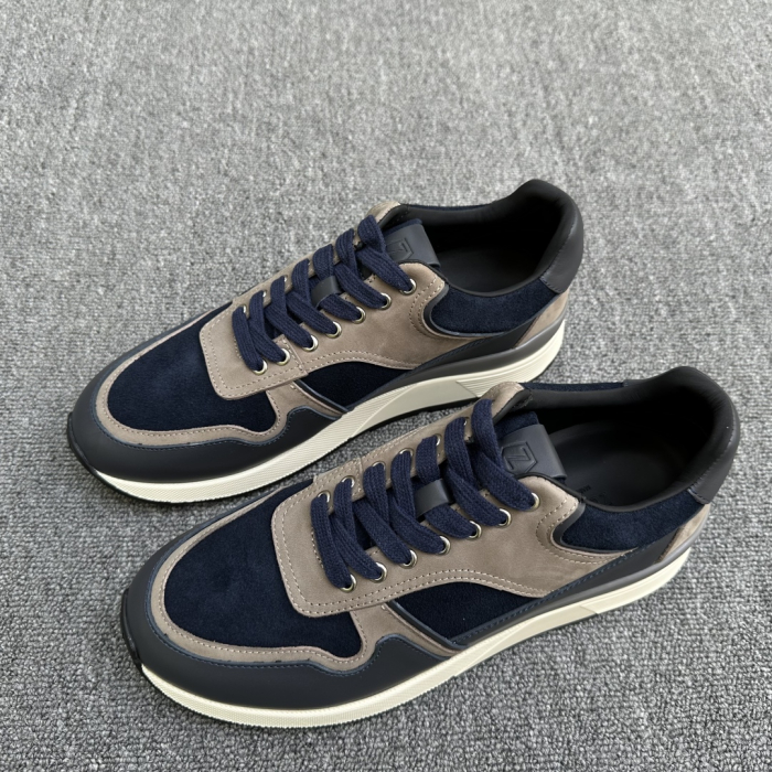 ZEGNA Мужские кроссовки из коровьей кожи