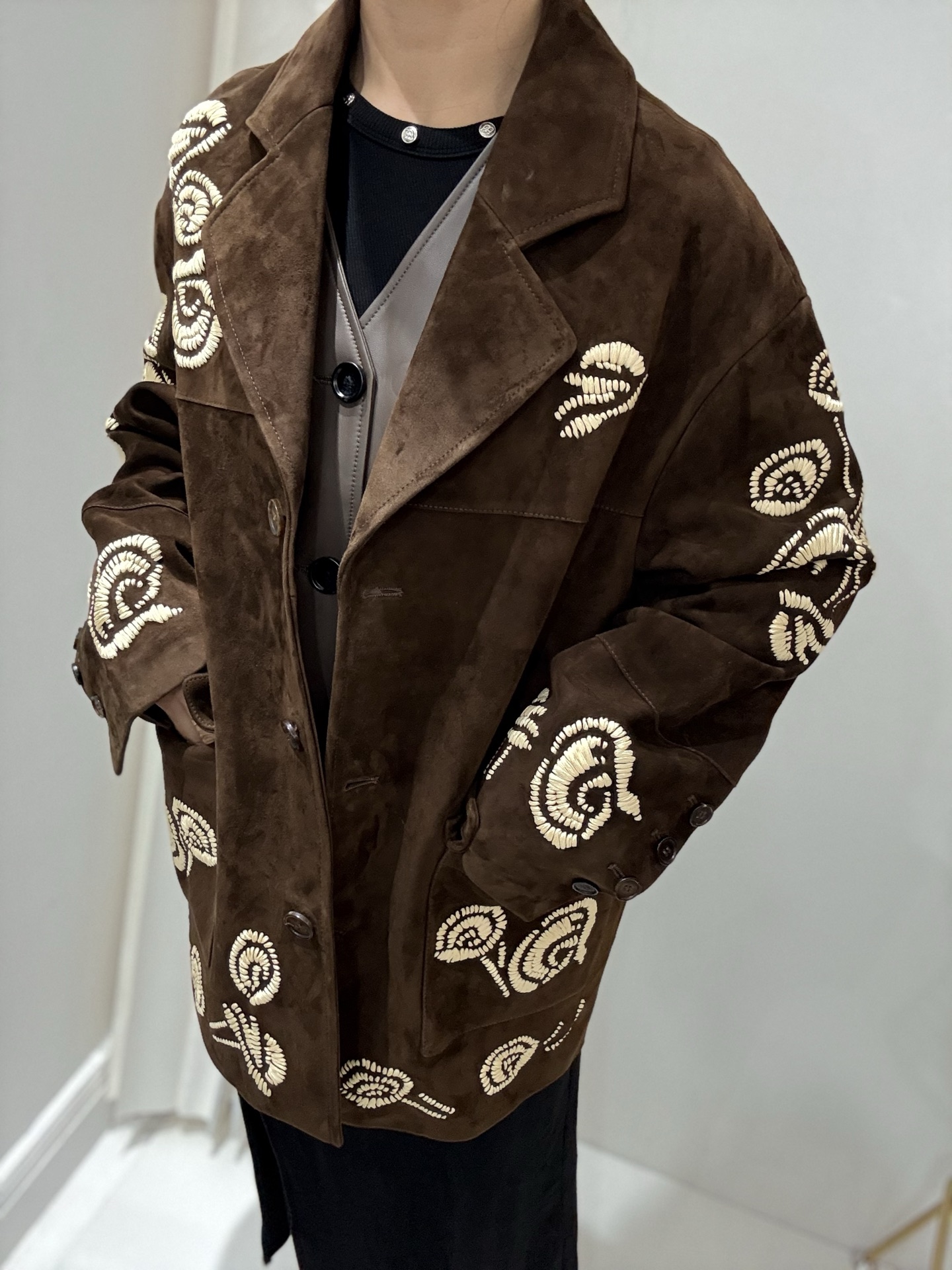 LORO PIANA Женская куртка из замши LORO PIANA Женская куртка из замши