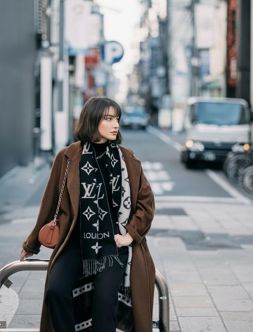 LOUIS VUITTON Женский шарф Monogram