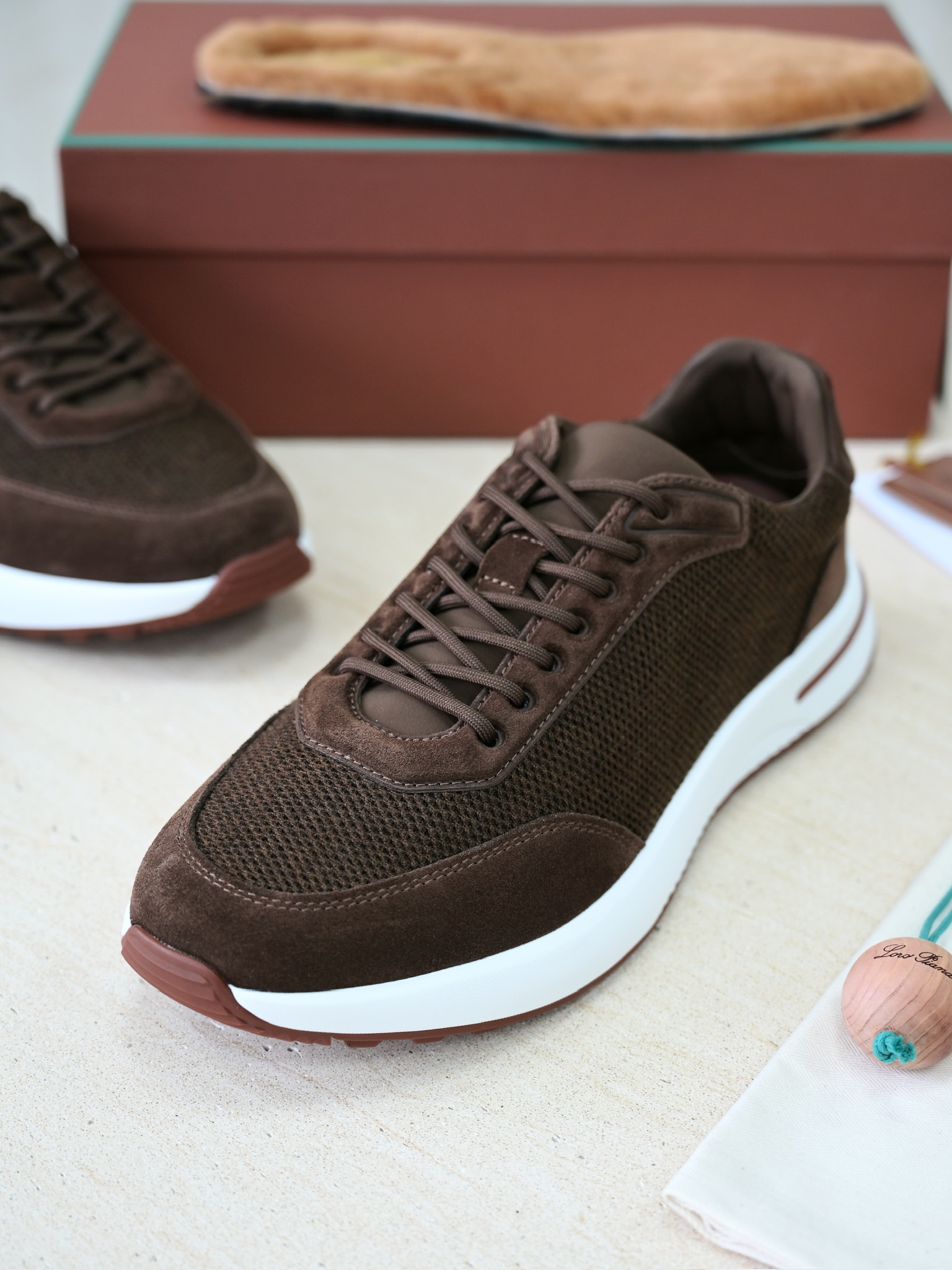 LORO PIANA Мужские кроссовки 