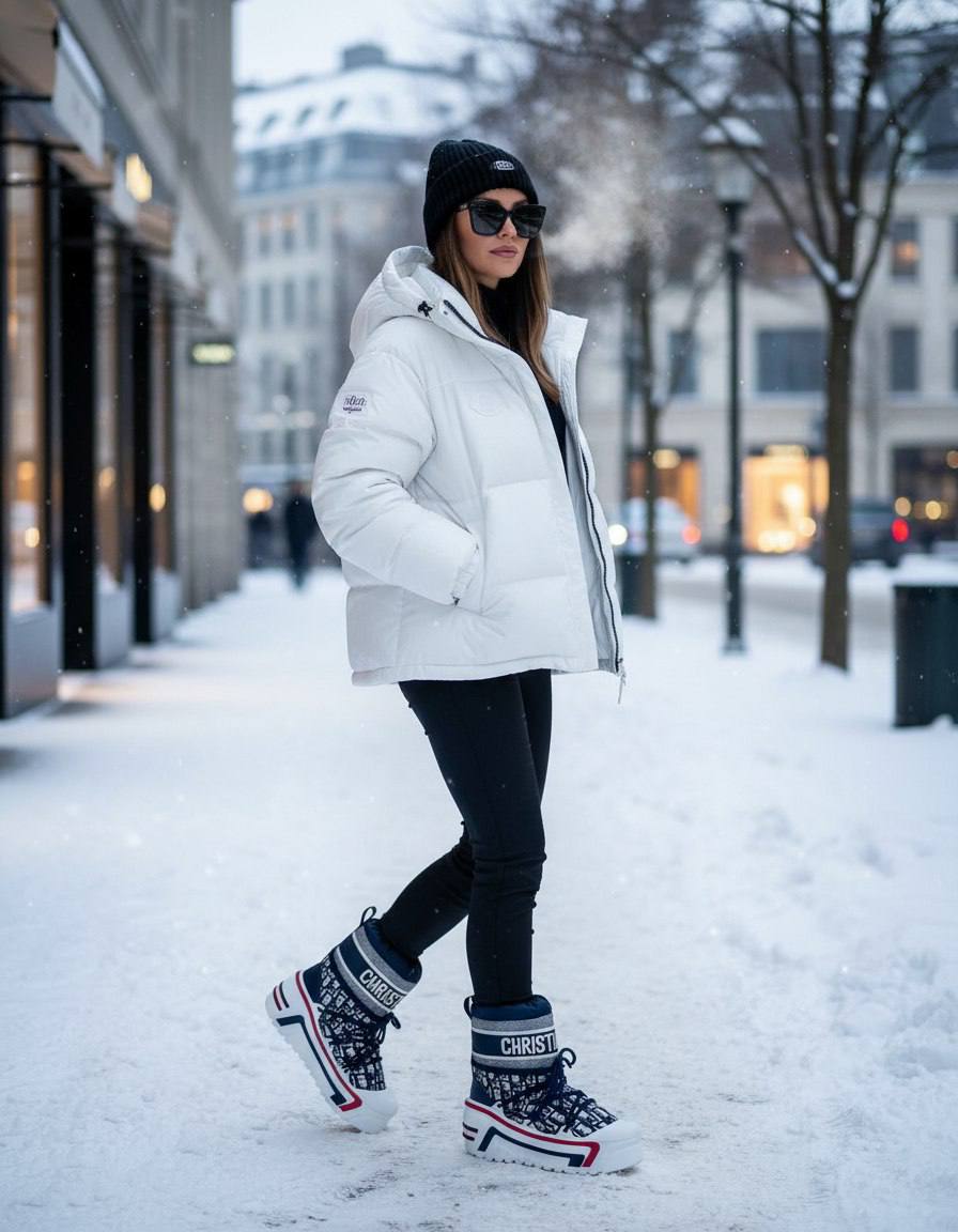 CHRISTIAN DIOR Женские ботинки луноходы CHRISTIAN DIOR Женские ботинки луноходы