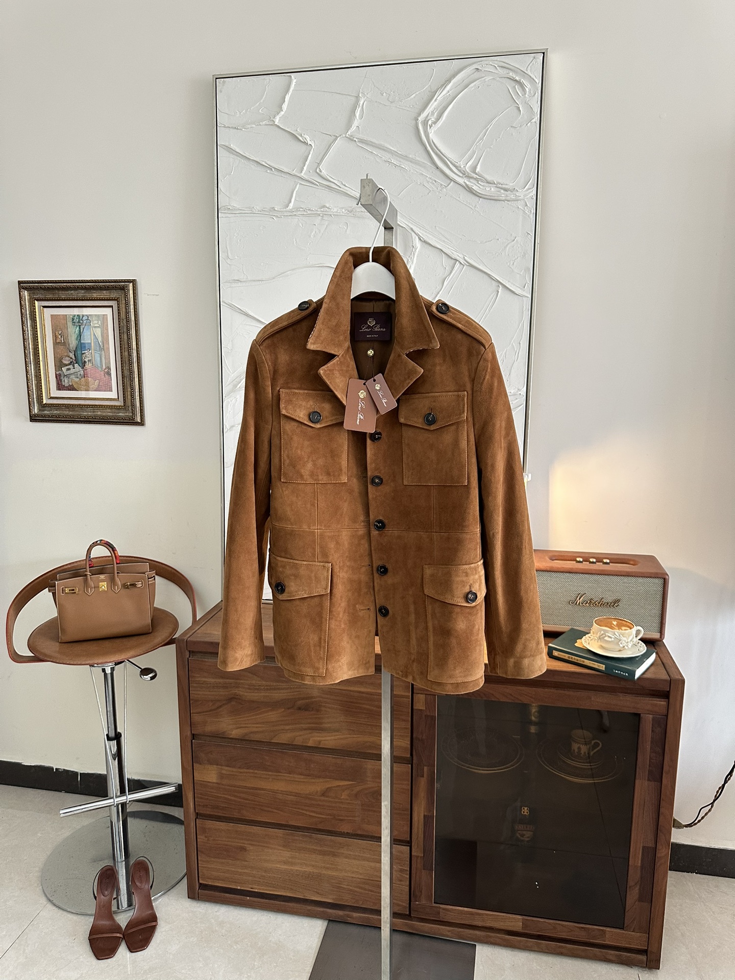 LORO PIANA Женская куртка из замши LORO PIANA Женская куртка из замши