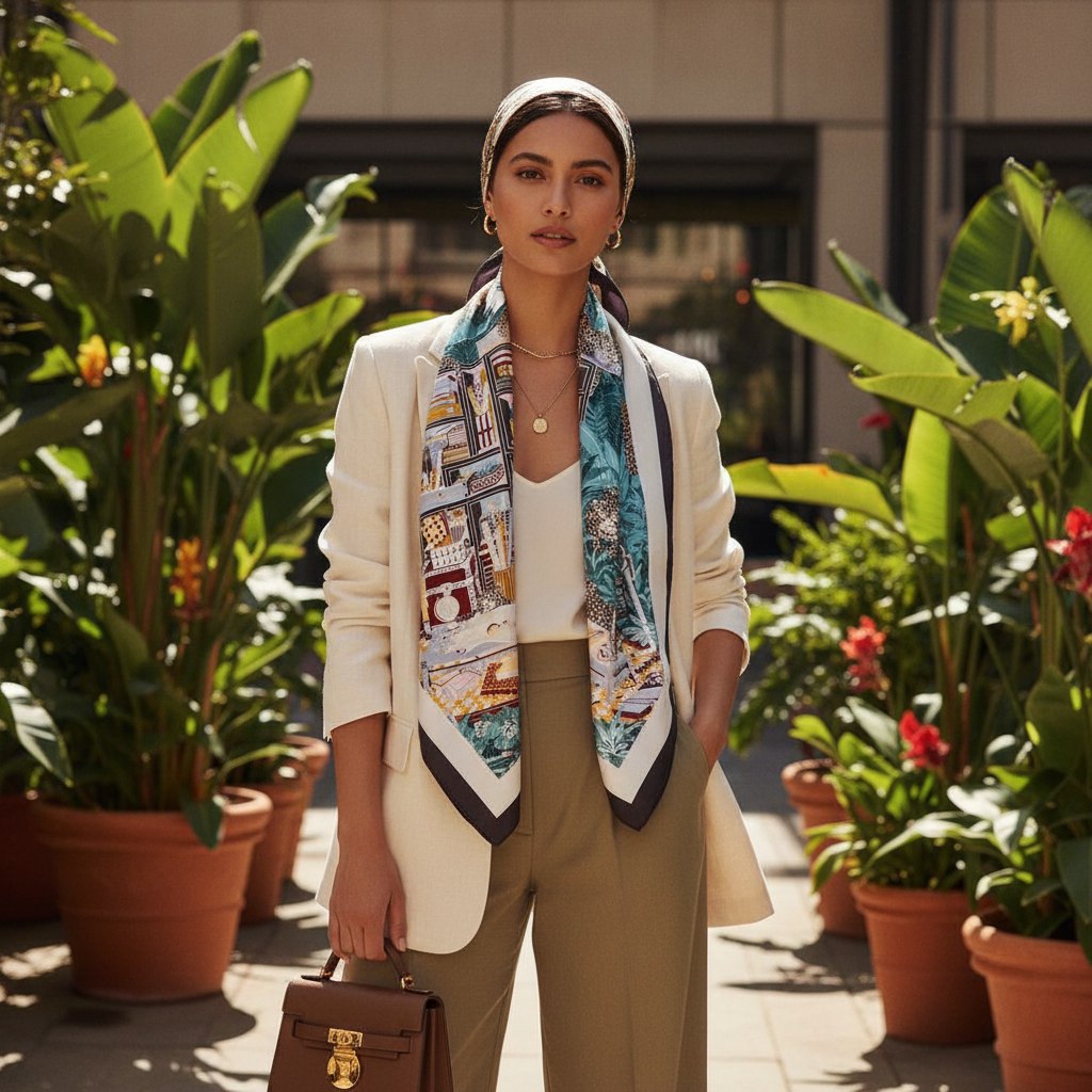 HERMES Женский платок HERMES Женский платок