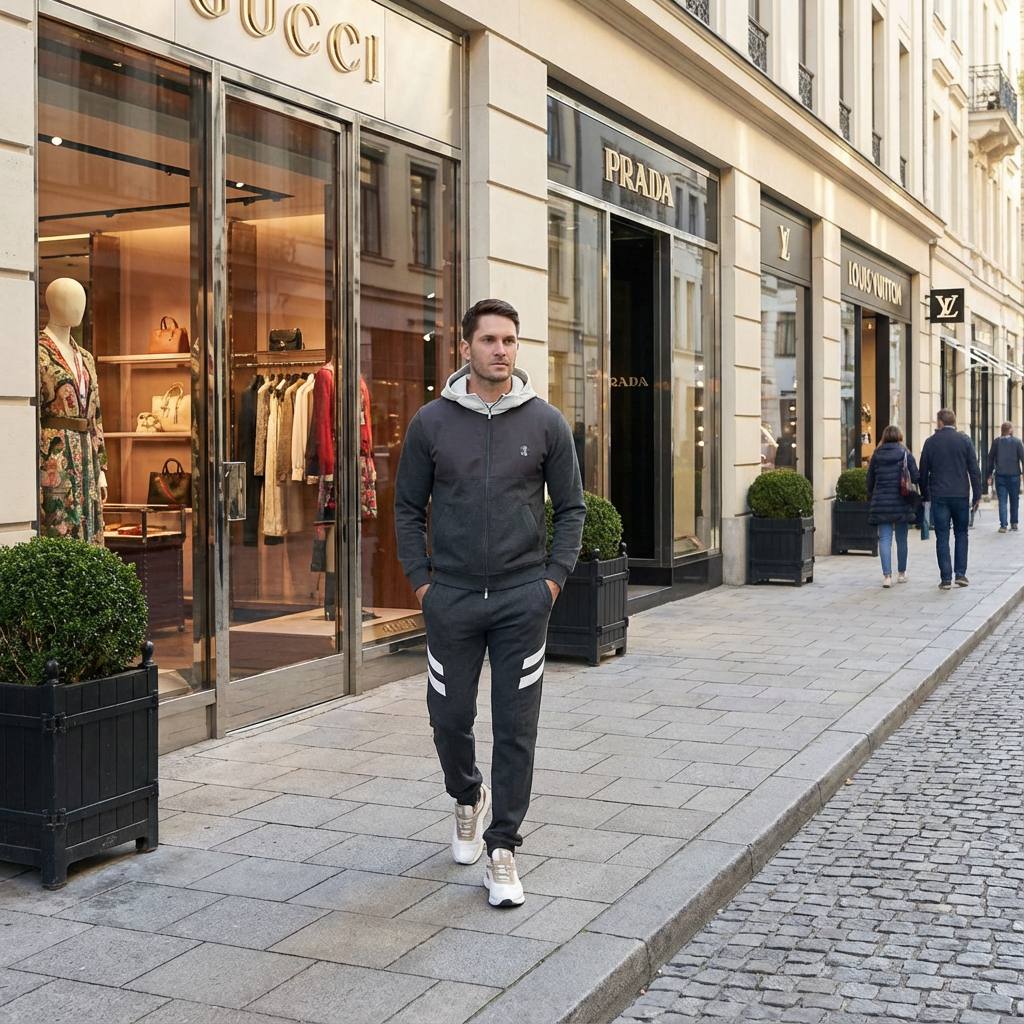 BRUNELLO CUCINELLI Мужской костюм Travelwear BRUNELLO CUCINELLI Мужской костюм Travelwear