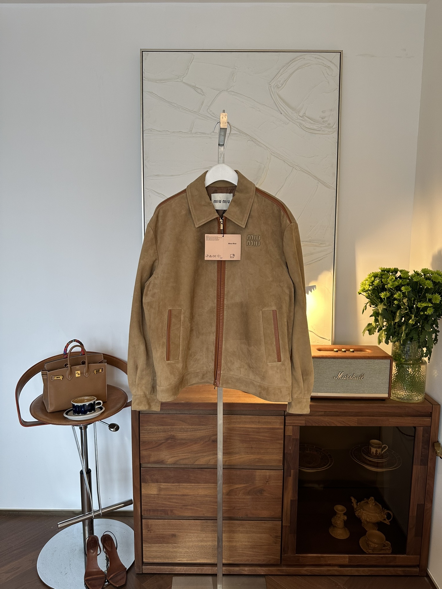 MIU MIU Женская куртка из замши MIU MIU Женская куртка из замши