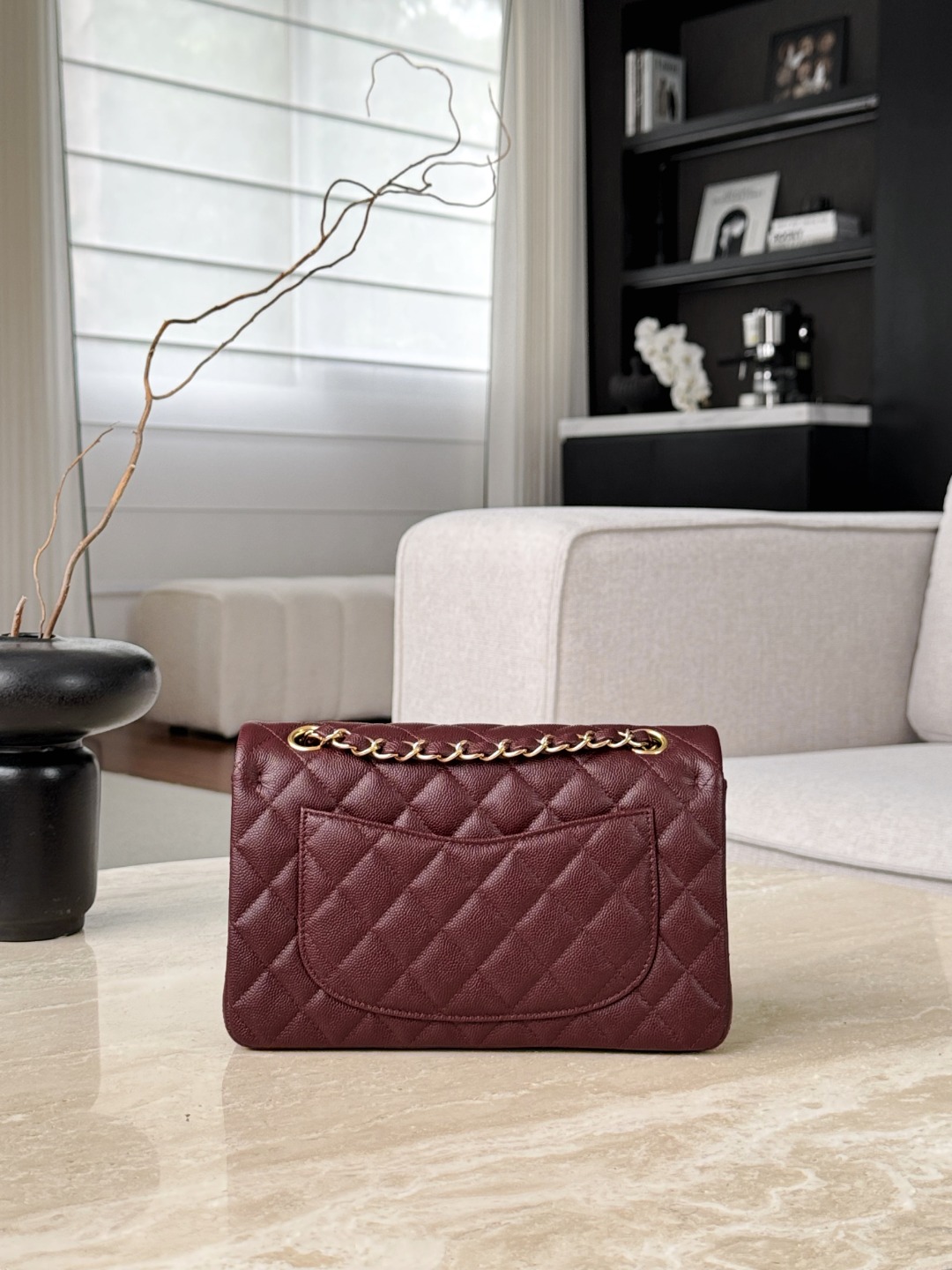 CHANEL Женская сумка CF23 зернистая кожа