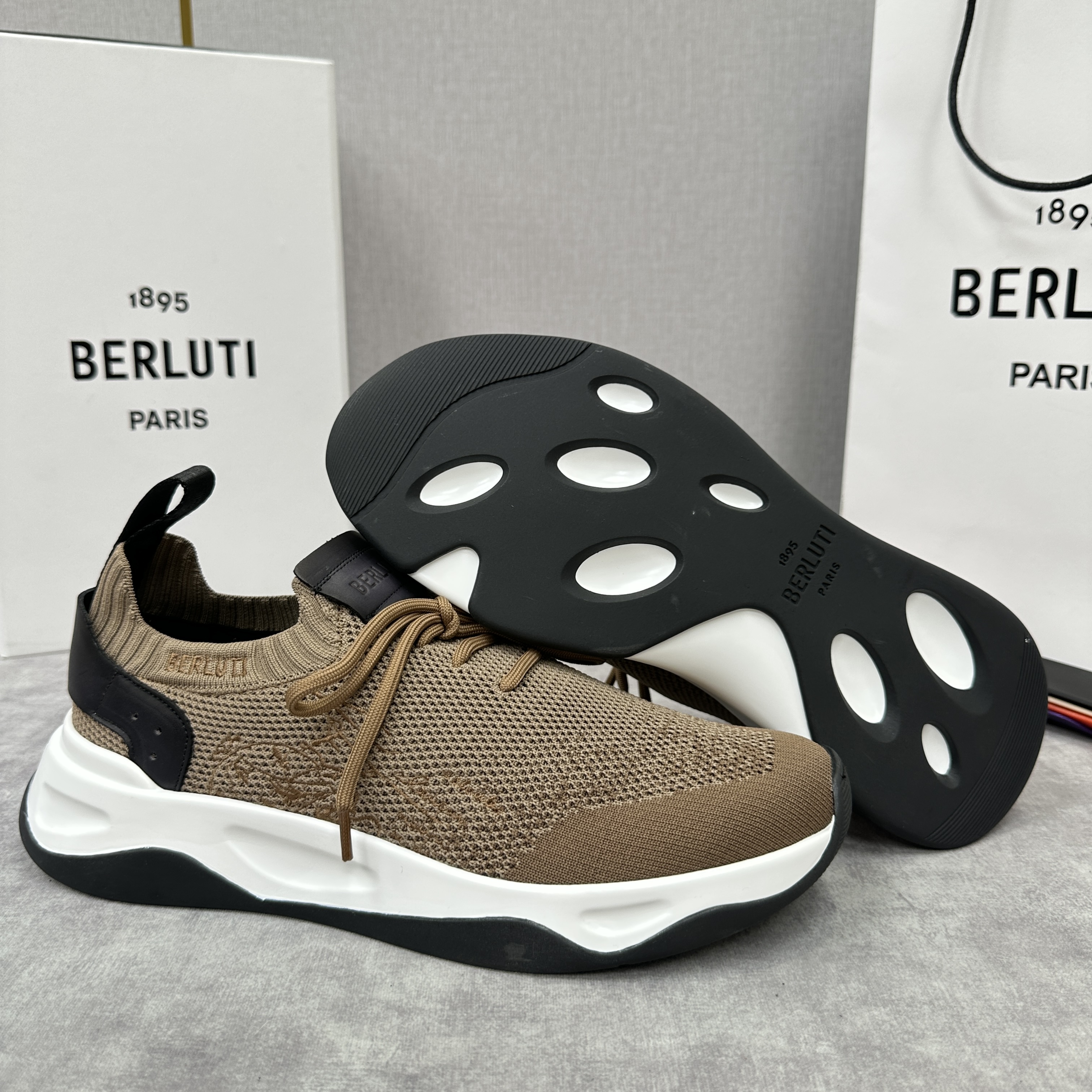 BERLUTI Мужские кроссовки Shadow BERLUTI Мужские кроссовки Shadow