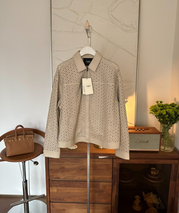 FENDI Женская кожаная куртка