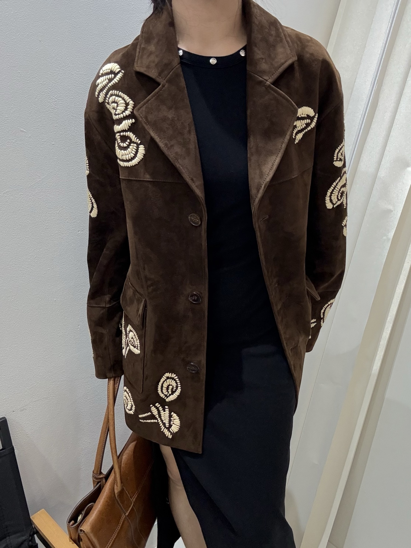 LORO PIANA Женская куртка из замши LORO PIANA Женская куртка из замши