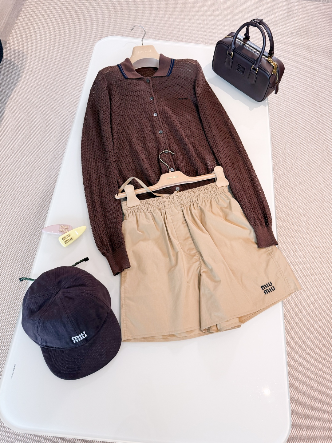 MIU MIU Женский кардиган из хлопка MIU MIU Женский кардиган из хлопка