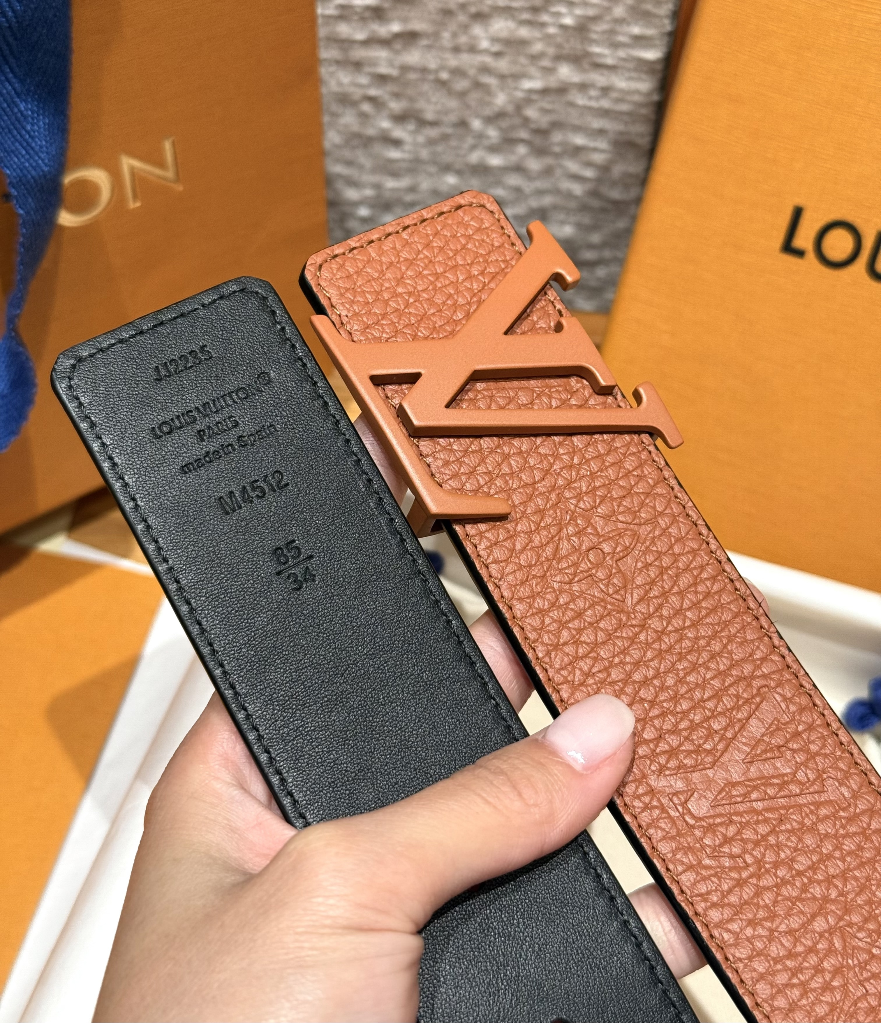 LOUIS VUITTON Мужской ремень 