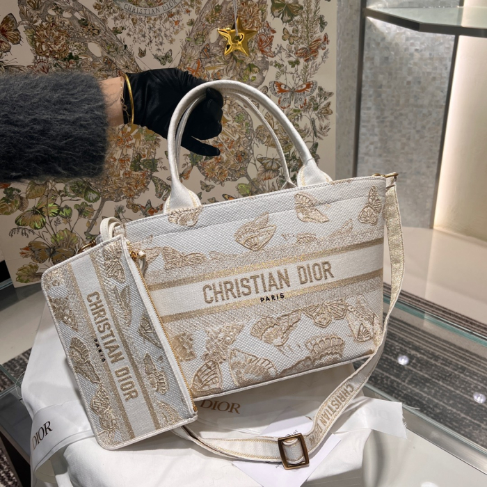 CHRISTIAN DIOR Женская сумка-корзина Gradient Butterflies