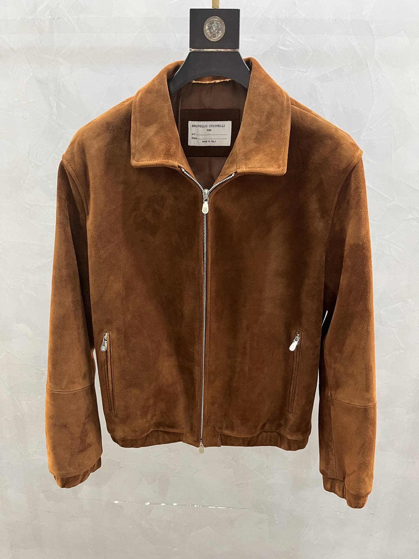 BRUNELLO CUCINELLI Мужская куртка из замши BRUNELLO CUCINELLI Мужская куртка из замши