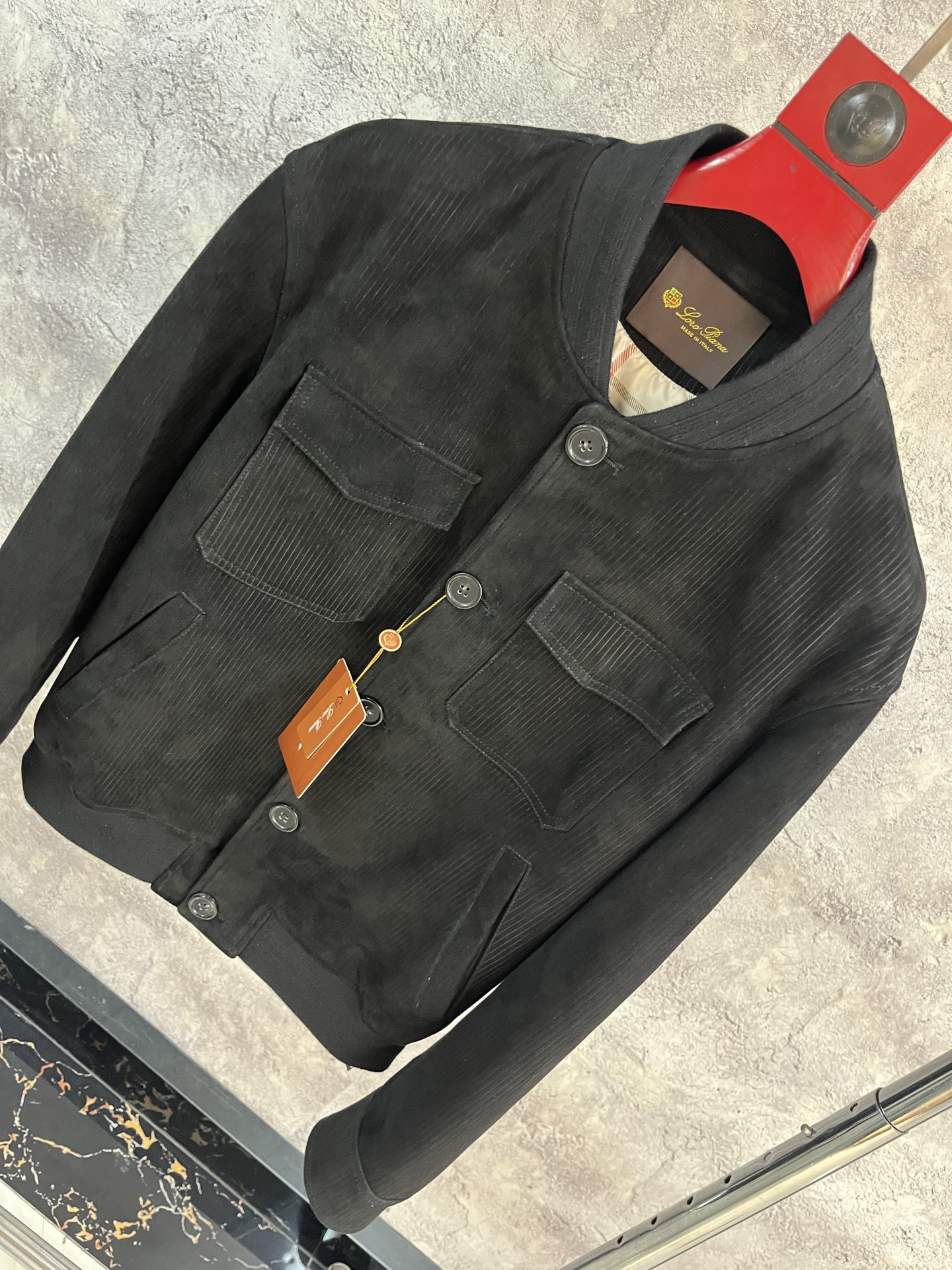 LORO PIANA Мужская куртка из замши LORO PIANA Мужская куртка из замши