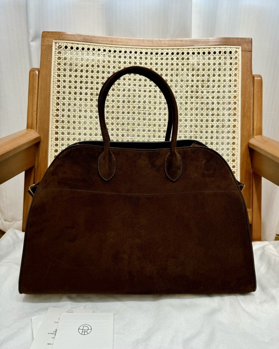 THE ROW Женская сумка Margaux из замши