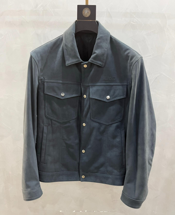 CHRISTIAN DIOR Мужская кожаная куртка