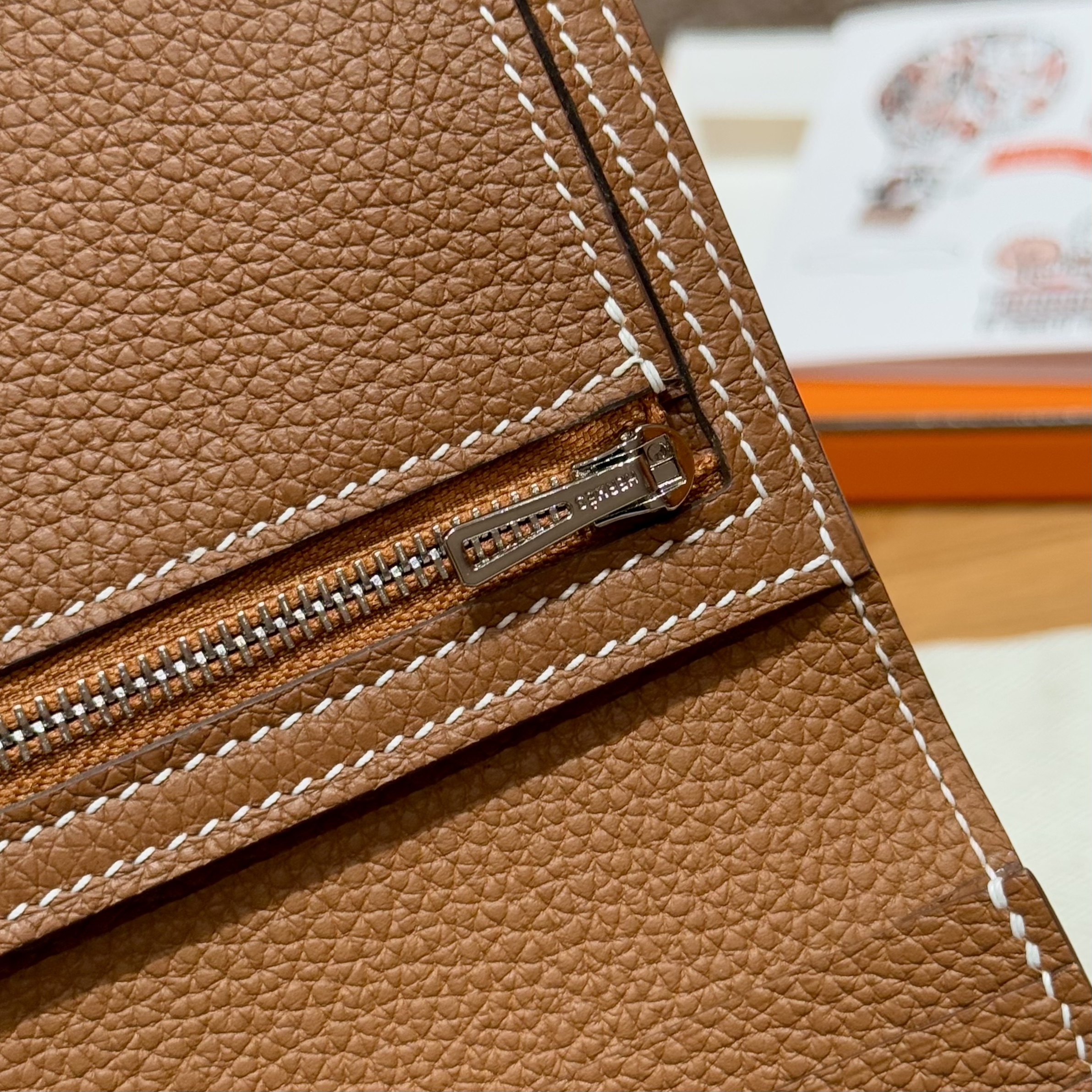 HERMES Кошелёк Bearn 17.5 см 37/Gold Togo HERMES Кошелёк Bearn 17.5 см 37/Gold Togo