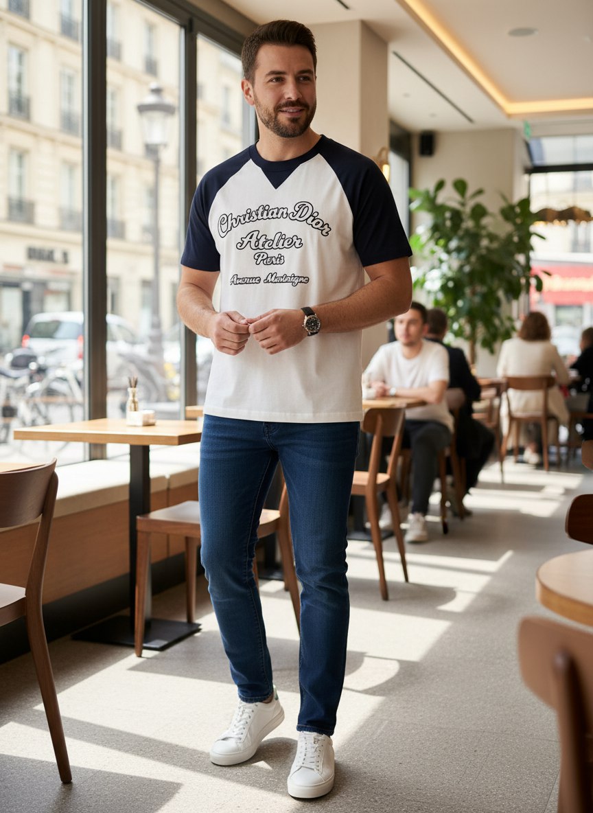 CHRISTIAN DIOR Мужская футболка CHRISTIAN DIOR Мужская футболка