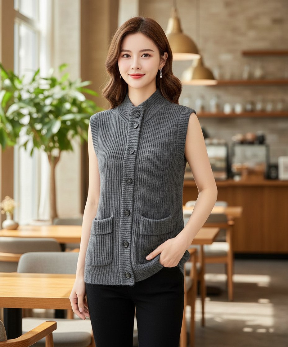 BRUNELLO CUCINELLI Женский жилет с пайетками BRUNELLO CUCINELLI Женский жилет с пайетками