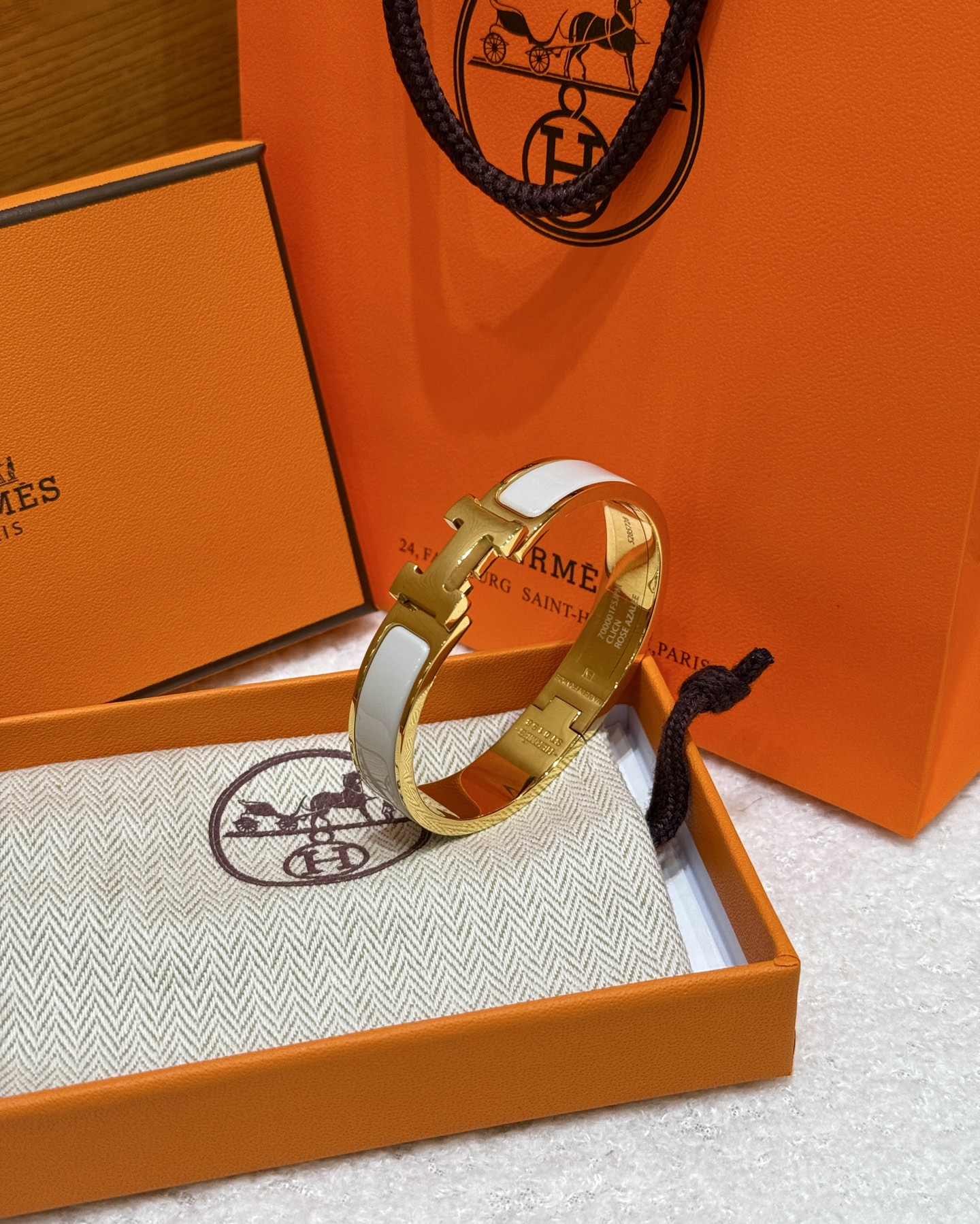 HERMES Браслет Clic H HERMES Браслет Clic H