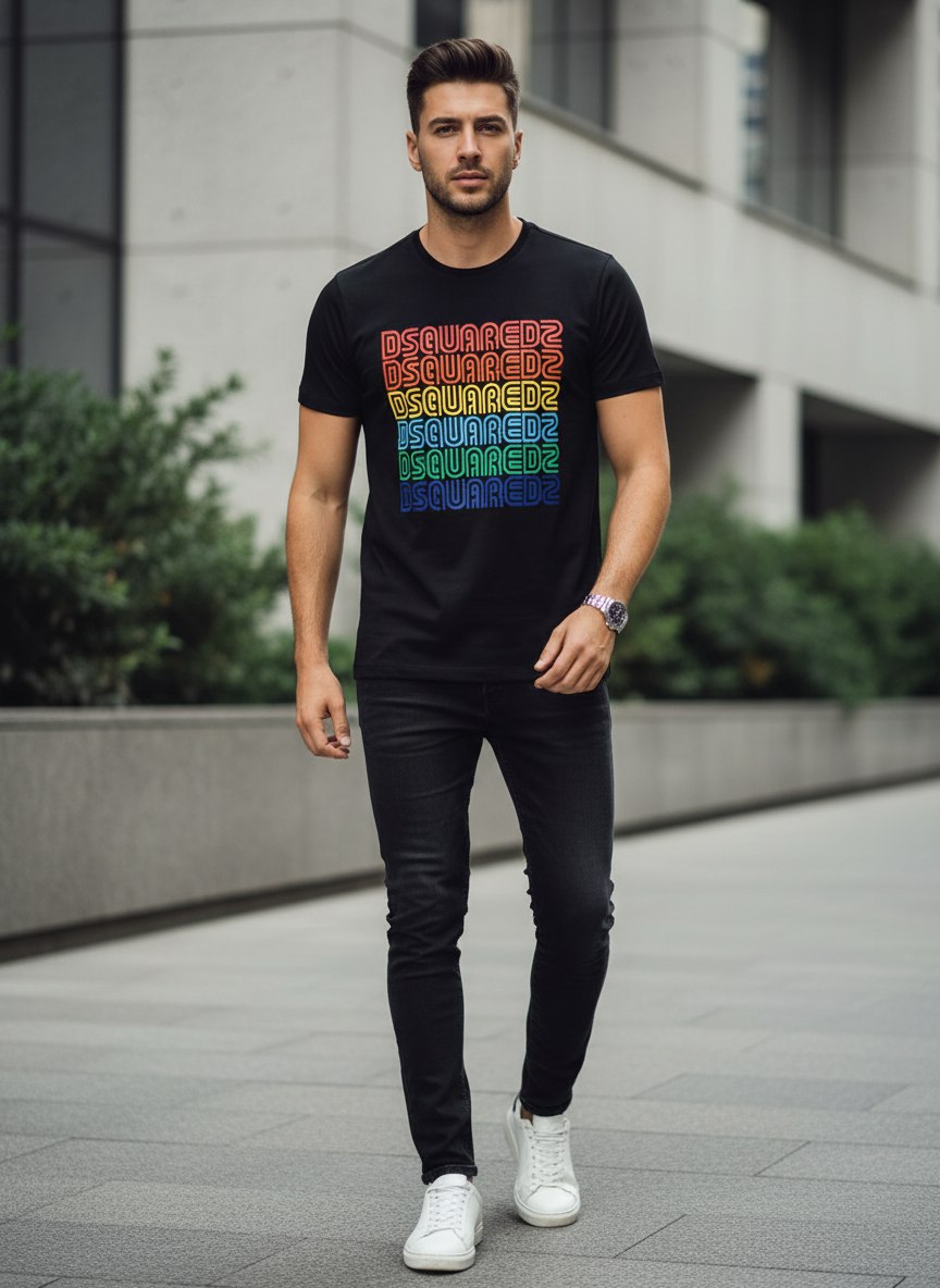 DSQUARED Мужская футболка DSQUARED Мужская футболка