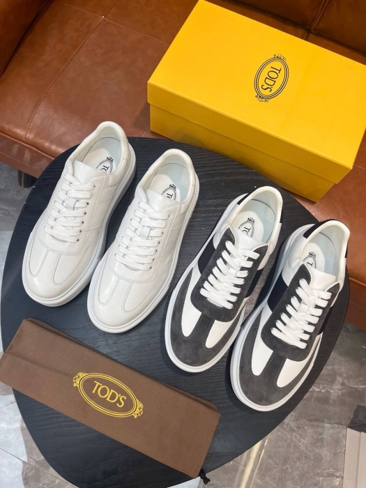 TOD'S Мужские кроссовки из телячьей кожи