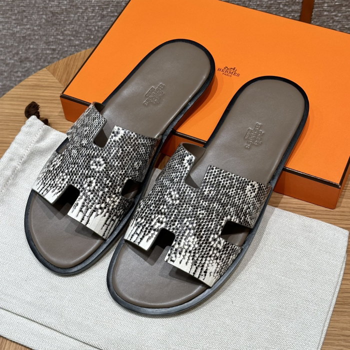 HERMES Мужские сандалии Izmir Lizard