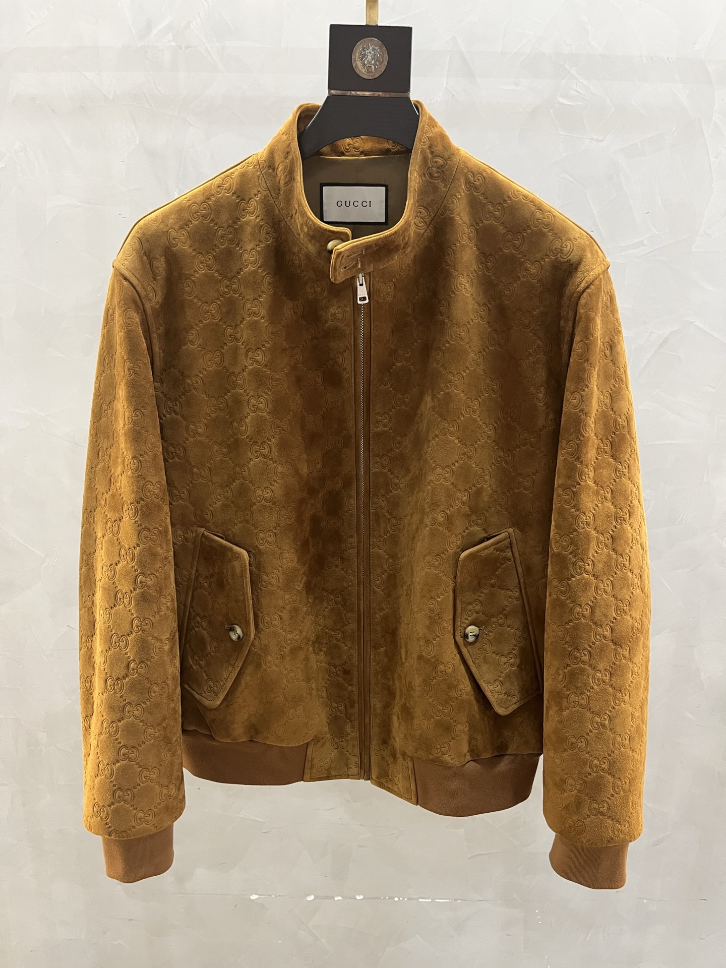 GUCCI Мужская куртка из замши GUCCI Мужская куртка из замши