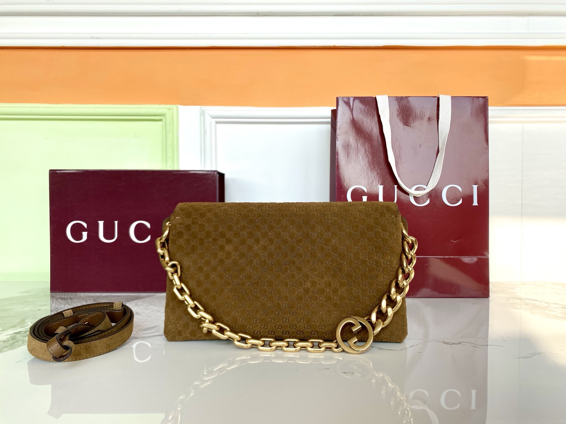 GUCCI Женская сумка Large shoulder