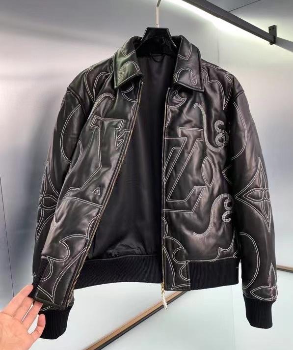 LOUIS VUITTON Мужская кожаная куртка LOUIS VUITTON Мужская кожаная куртка