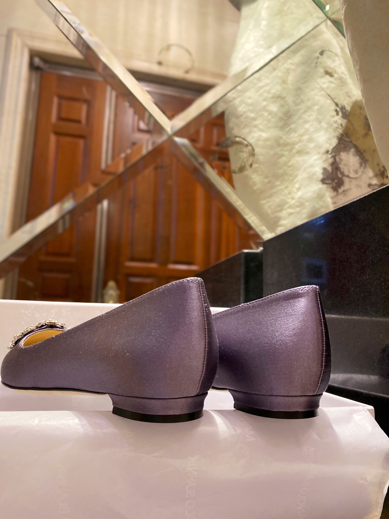 MANOLO BLAHNIK Женские балетки c пряжкой MANOLO BLAHNIK Женские балетки c пряжкой