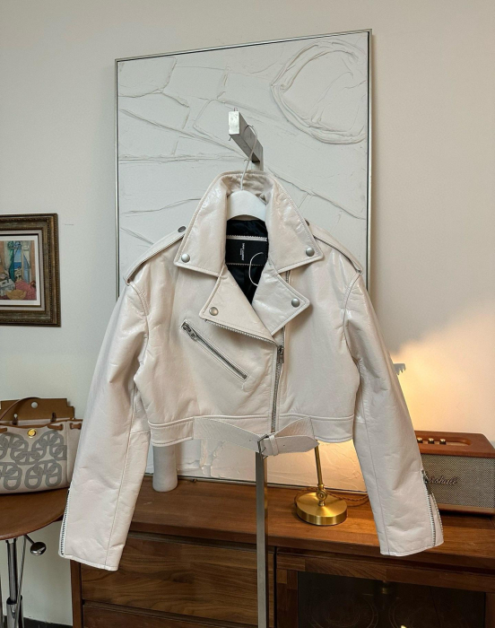 SAINT LAURENT Женская кожаная куртка