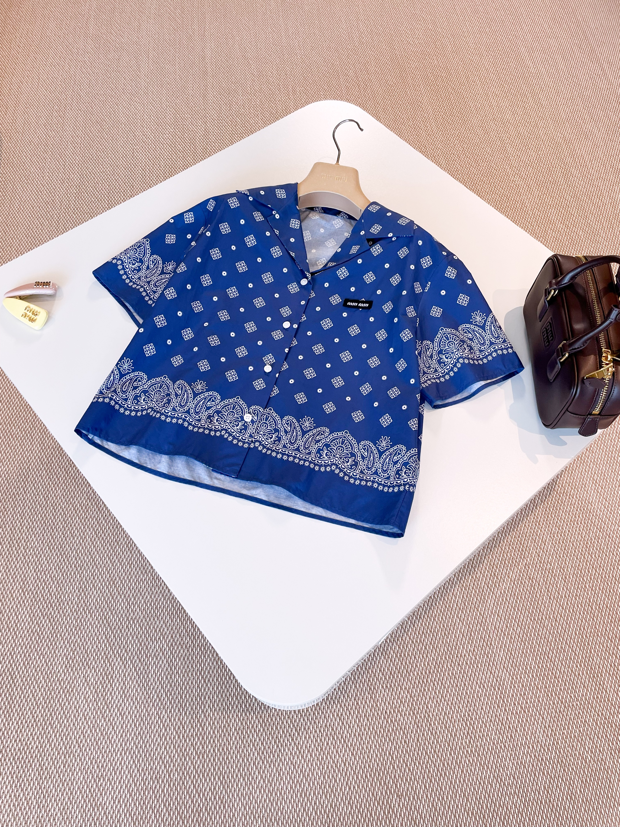 MIU MIU Женская рубашка хлопок